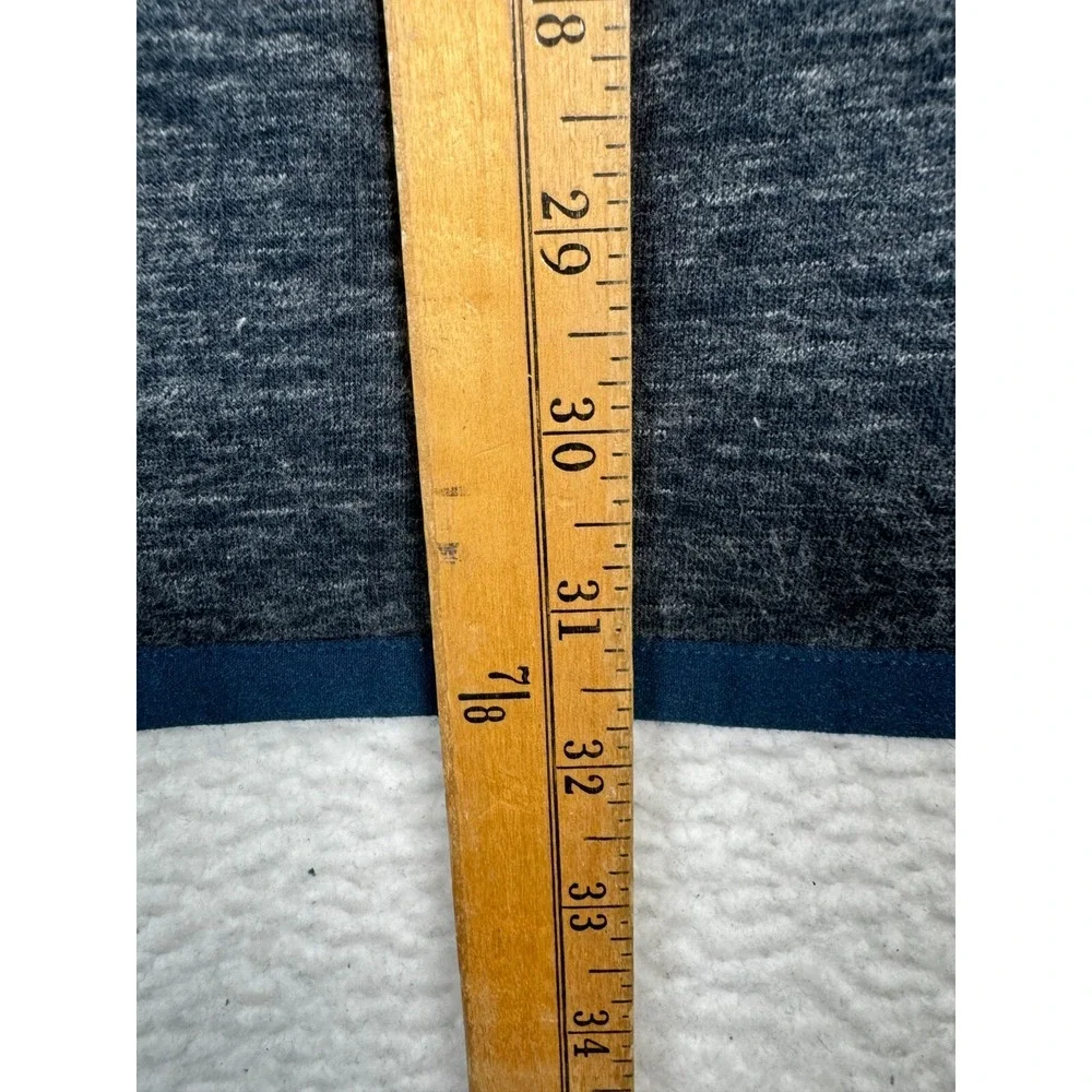 Relwen Micro-Therm Popover Jacket Men's Size 2X Navy Blue Heather 1/4 Snap